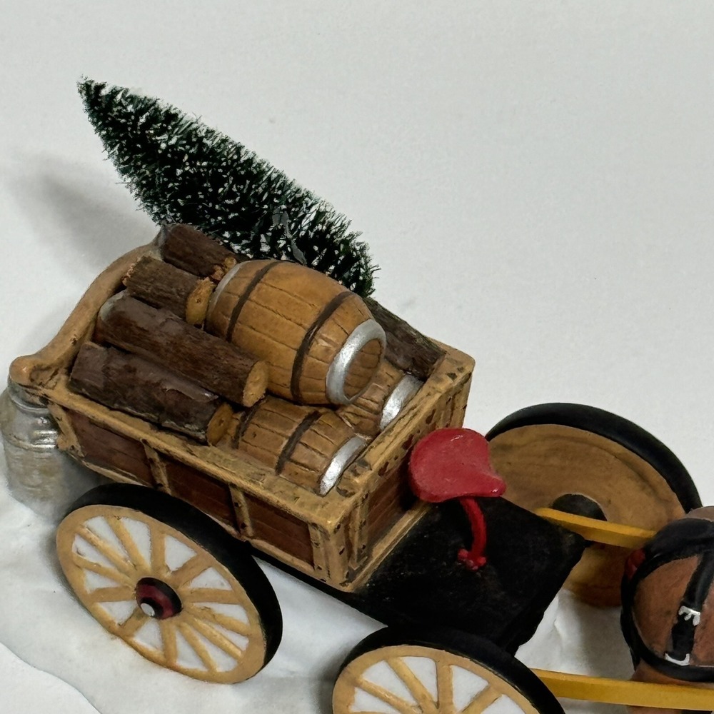 Dept 56 "Load Up The Wagon" Set of 2 - New England Village Series- #56630 w/box - Picture 6 of 16